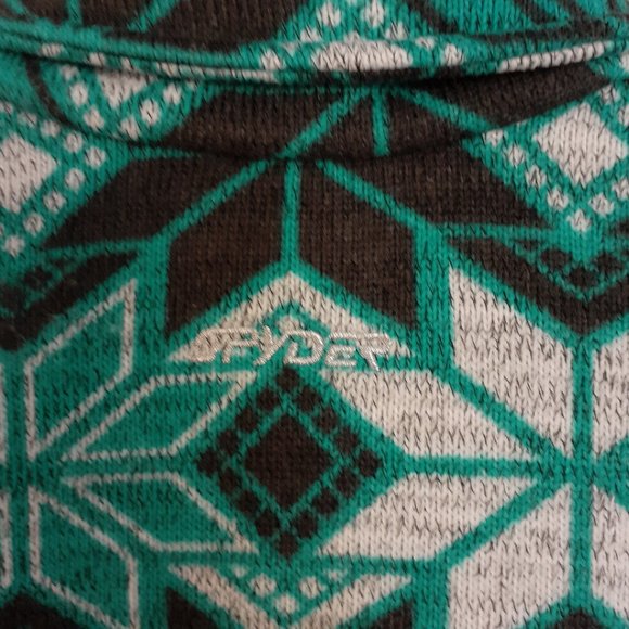 Spyder Women's Alpine Chic Sweater Green Size 12 - Picture 6 of 10